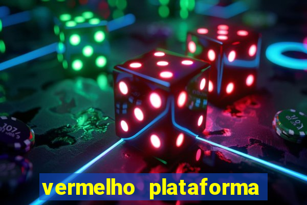 vermelho plataforma de jogos